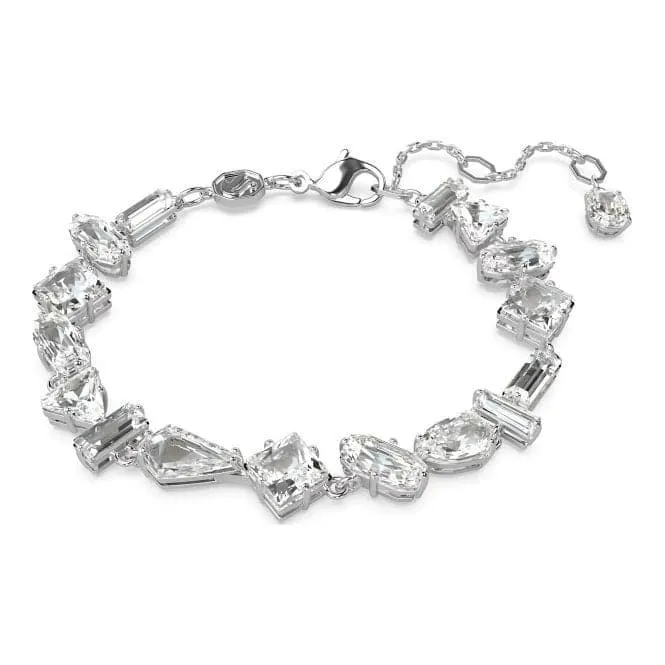 Mesmera Mixed Cuts White Rhodium Plated Bracelet 5661529