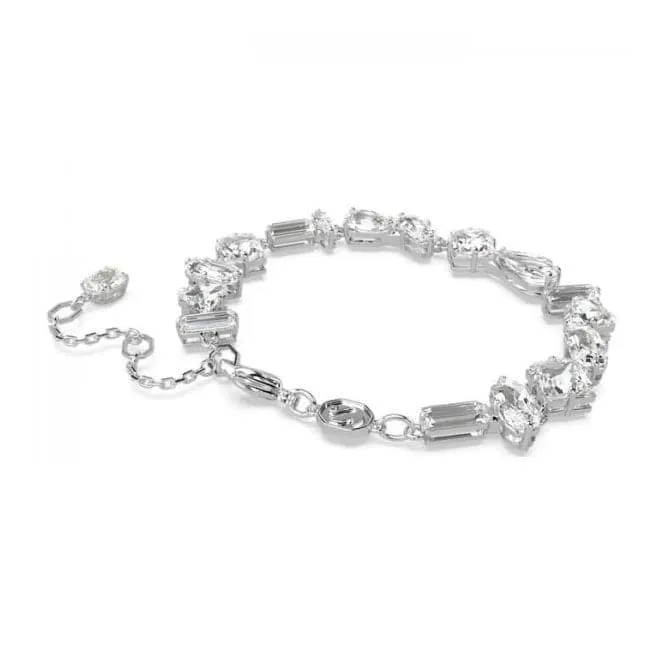 Mesmera Mixed Cuts White Rhodium Plated Bracelet 5661529