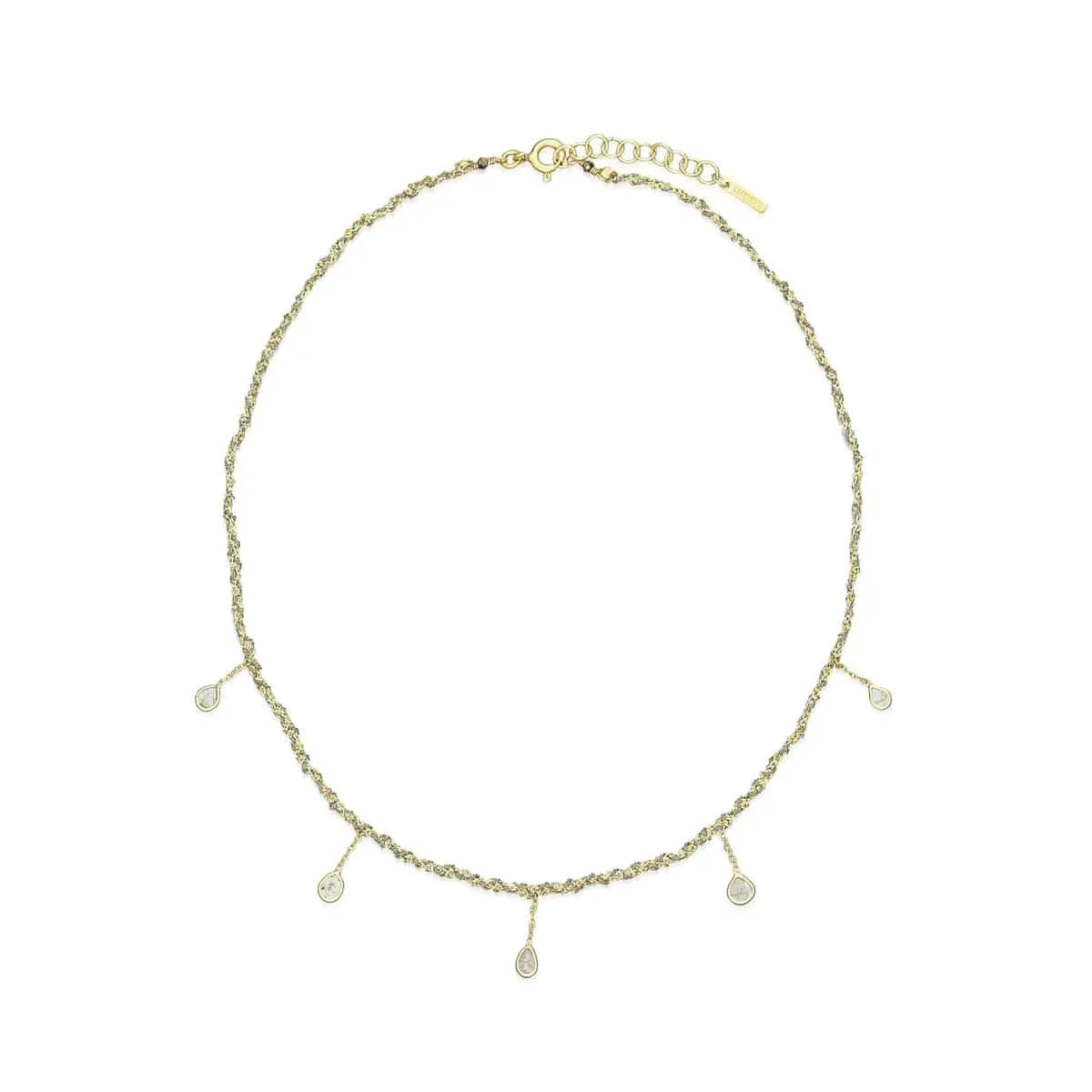 N° 606 NECKLACE GOLD GREY