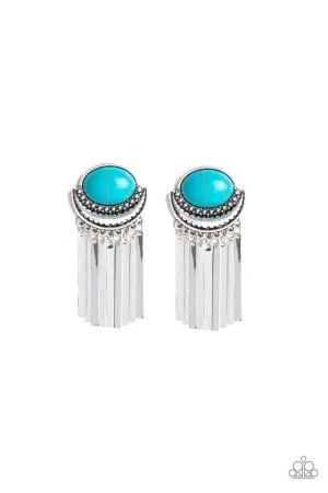 Paparazzi Earring ~ Monsoon Season - Blue