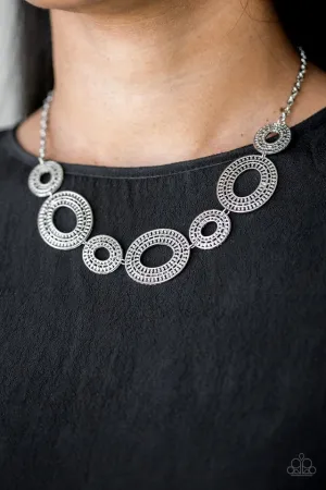 Paparazzi Necklace ~ Basically Baltic - Silver