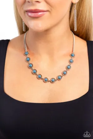 Paparazzi Necklace ~ Going Global - Blue