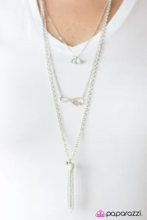 Paparazzi Necklace ~ Never Lose Hope - Green