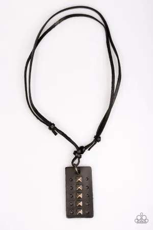 Paparazzi Necklace ~ New Recruit  - Black