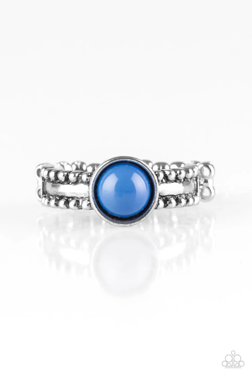 Paparazzi Ring ~ TREK and Field - Blue