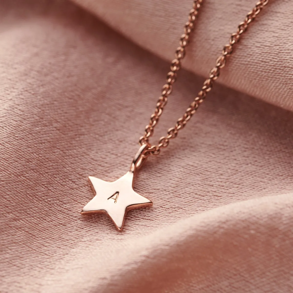 Personalised Bright Star Necklace