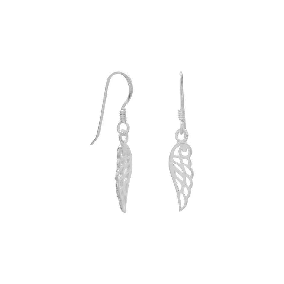 Polished Angel Wing Earrings