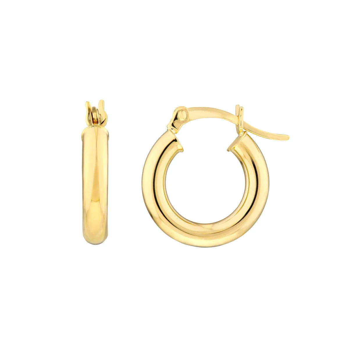 Polished Hoop Earrings