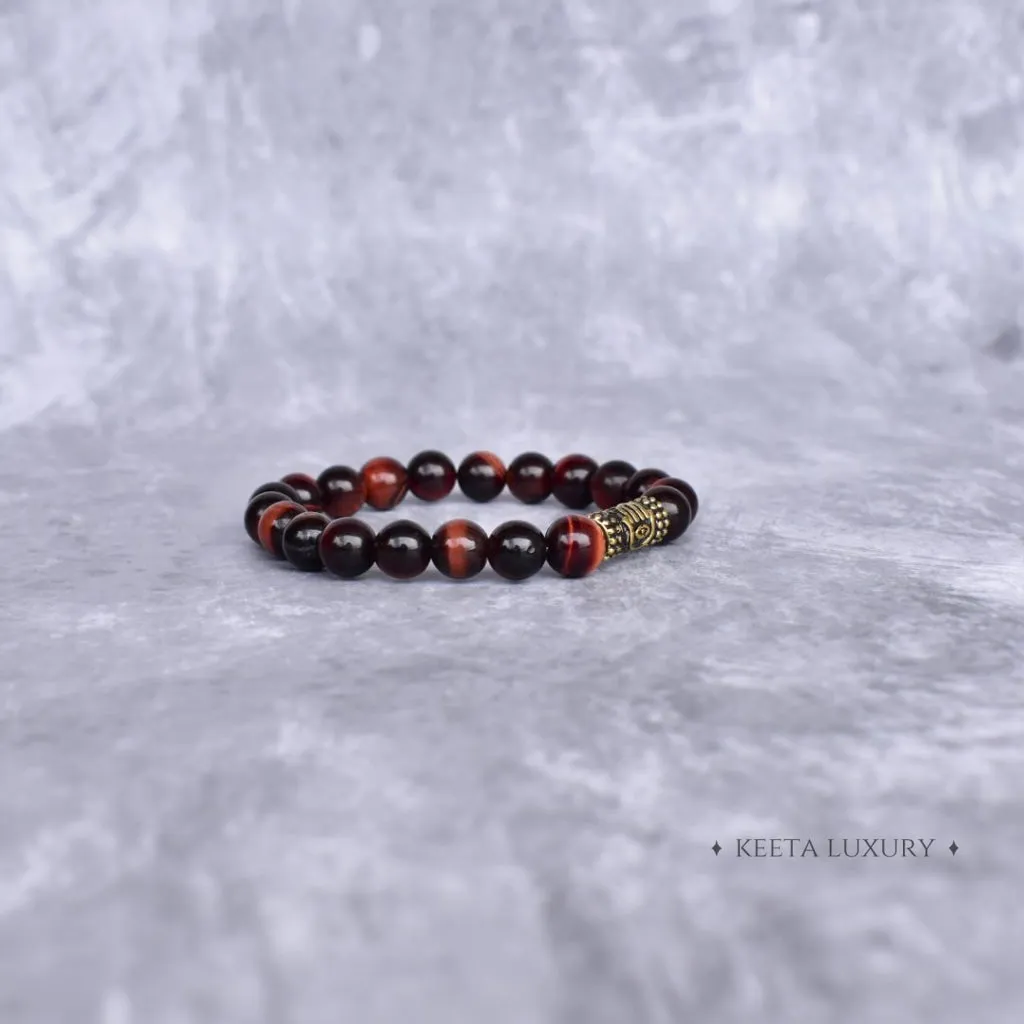 Red Alpha - Tiger Eye Bracelet