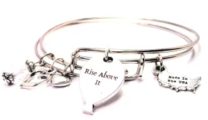 Rise Above It Expandable Bangle Bracelet Set