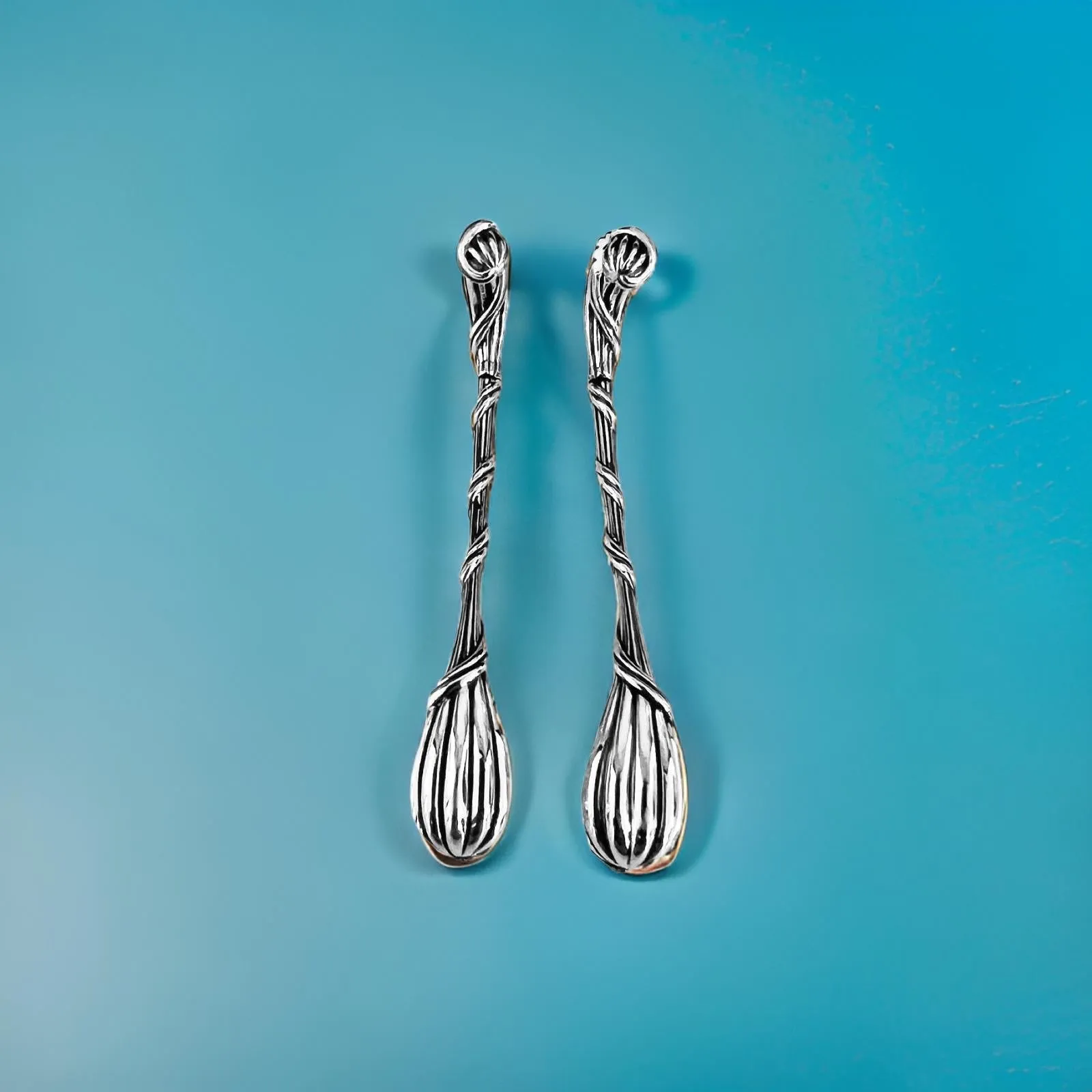 Signature Classic Elongated Teardrop Earrings in Sterling Silver