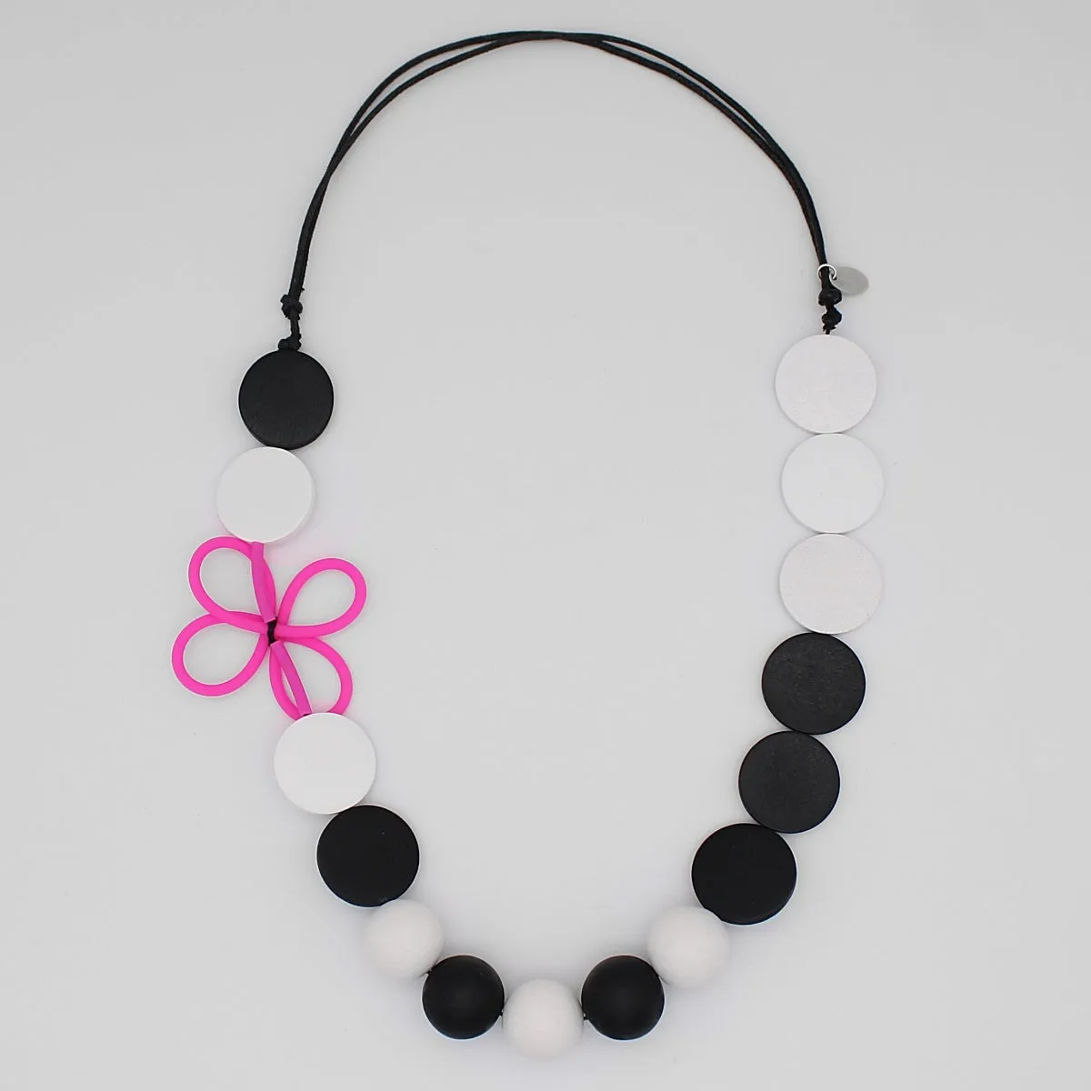 Simplistic Pink Butterfly Necklace