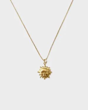 The shiny sun necklace