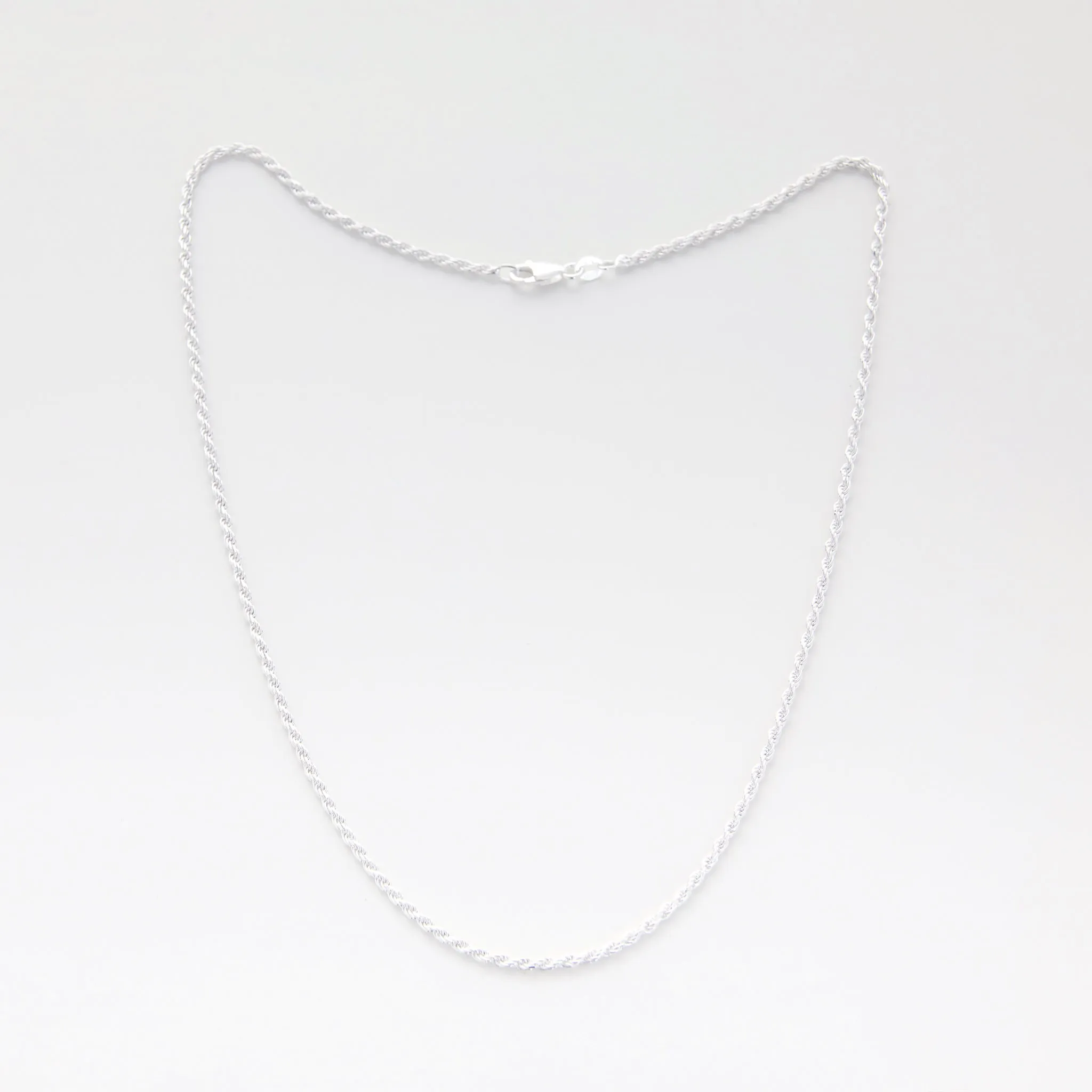 Thin Rope Silver Chain