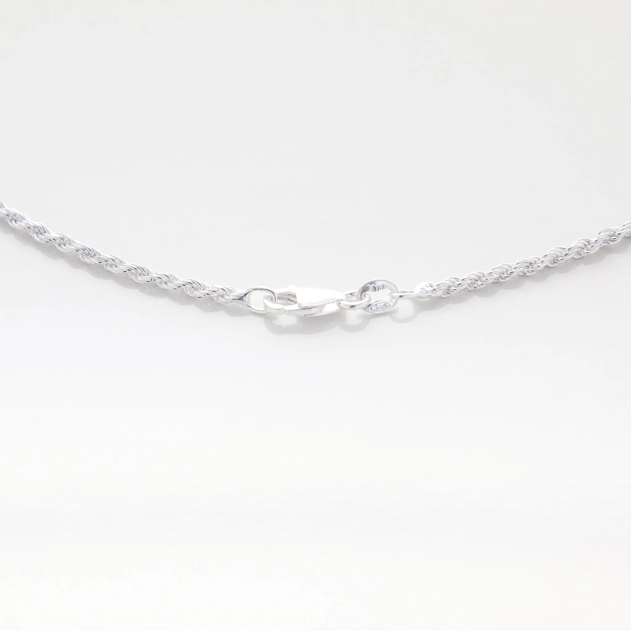 Thin Rope Silver Chain