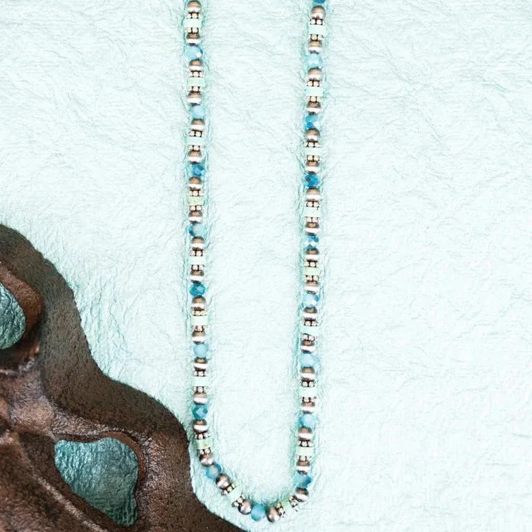 Western Rockford Lane Beaded Necklace (Multiple Colors Available)