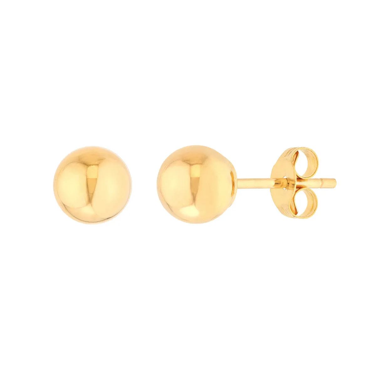 Yellow Gold 5 mm Ball Studs